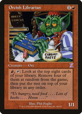 Orcish Librarian [Time Spiral Timeshifted] | Fandemonia Ltd