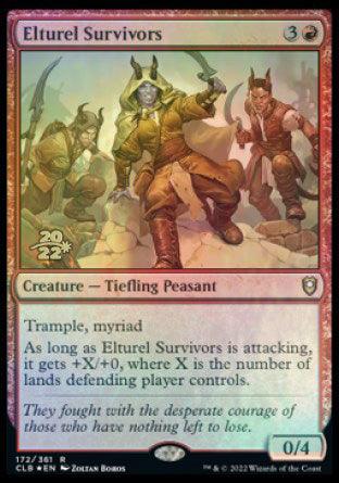 Elturel Survivors [Commander Legends: Battle for Baldur's Gate Prerelease Promos] | Fandemonia Ltd