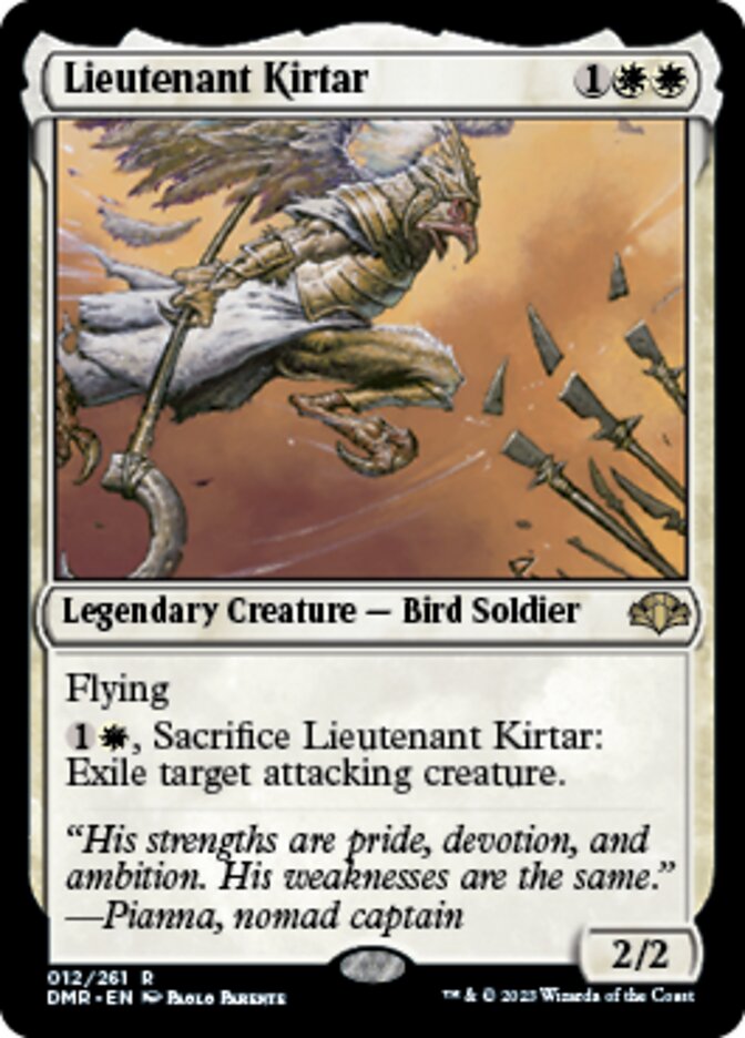 Lieutenant Kirtar [Dominaria Remastered] | Fandemonia Ltd