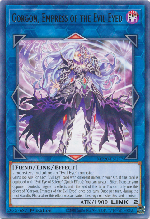 Gorgon, Empress of the Evil Eyed [MP20-EN177] Rare | Fandemonia Ltd