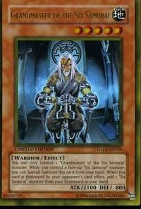 Grandmaster of the Six Samurai [GLD1-EN026] Gold Rare | Fandemonia Ltd