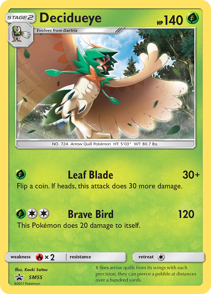 Decidueye (SM55) [Sun & Moon: Black Star Promos] | Fandemonia Ltd
