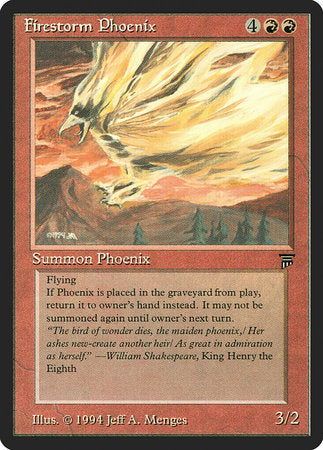 Firestorm Phoenix [Legends] | Fandemonia Ltd