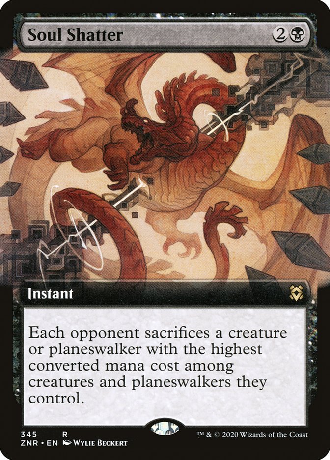 Soul Shatter (Extended Art) [Zendikar Rising] | Fandemonia Ltd