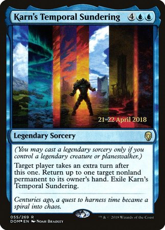 Karn's Temporal Sundering [Dominaria Promos] | Fandemonia Ltd