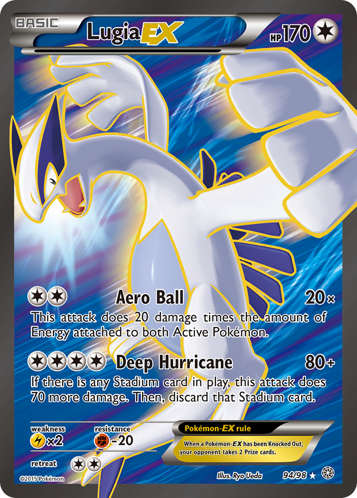 Lugia EX (94/98) [XY: Ancient Origins] | Fandemonia Ltd