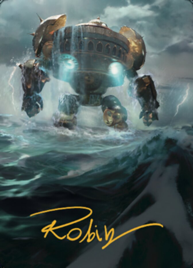 Island Art Card (Gold-Stamped Signature) [The Brothers' War Art Series] | Fandemonia Ltd