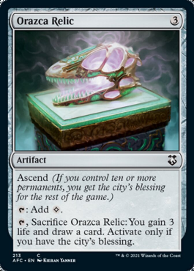 Orazca Relic [Dungeons & Dragons: Adventures in the Forgotten Realms Commander] | Fandemonia Ltd