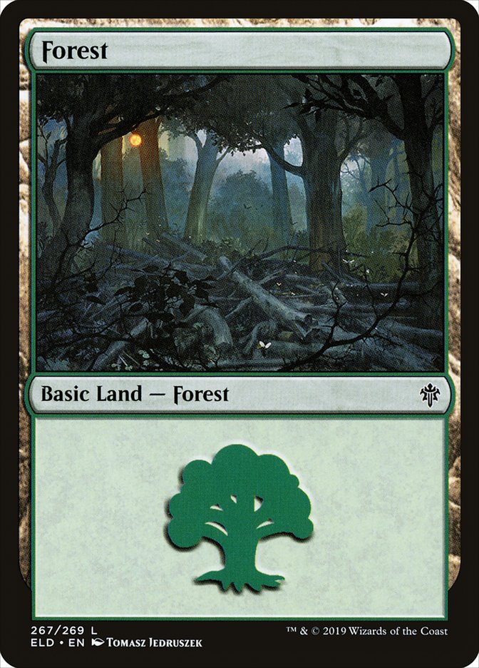 Forest (267) [Throne of Eldraine] | Fandemonia Ltd