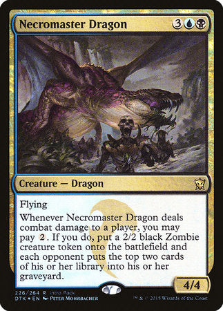 Necromaster Dragon [Dragons of Tarkir Promos] | Fandemonia Ltd