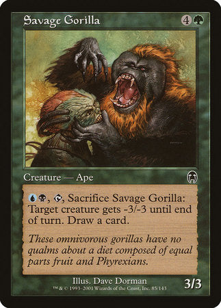 Savage Gorilla [Apocalypse] | Fandemonia Ltd