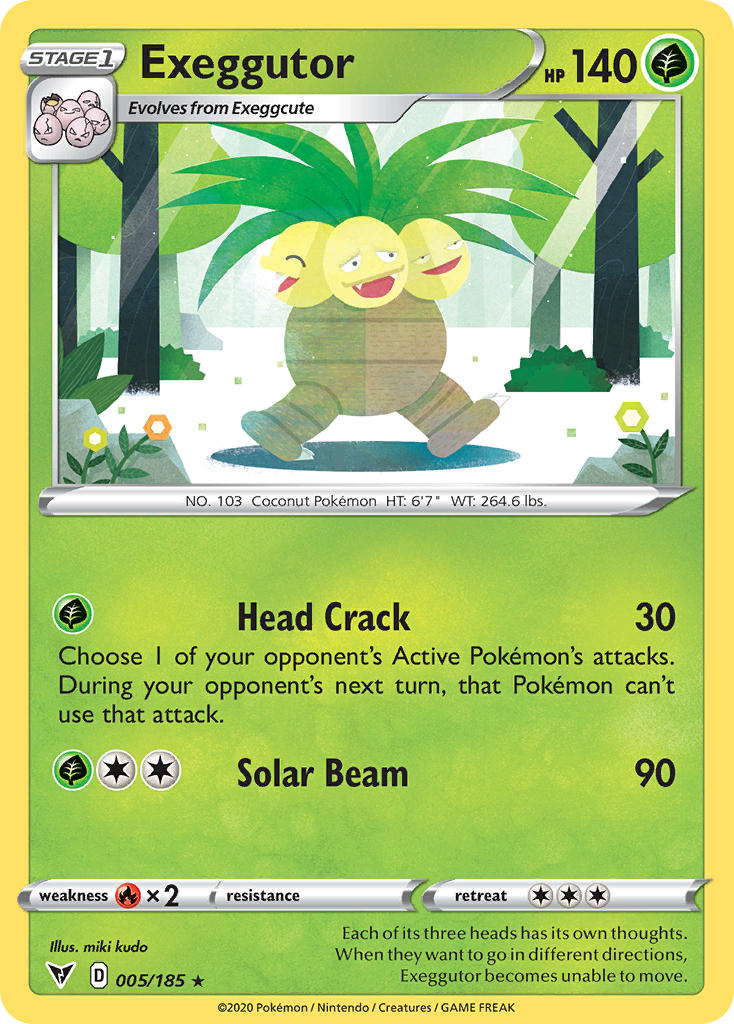 Exeggutor (005/185) [Sword & Shield: Vivid Voltage] | Fandemonia Ltd