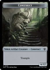 Construct // Soldier Double-Sided Token [Murders at Karlov Manor Commander Tokens] | Fandemonia Ltd