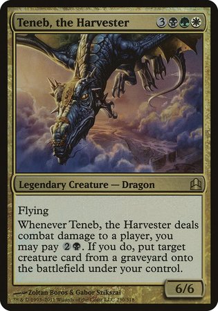 Teneb, the Harvester (Oversized) [Commander 2011 Oversized] | Fandemonia Ltd