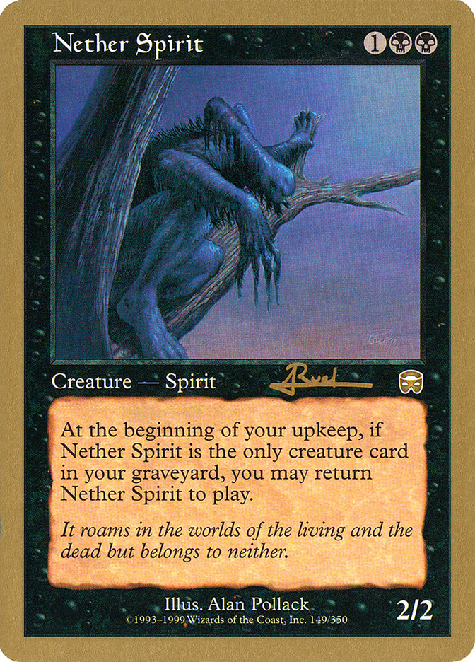 Nether Spirit (Antoine Ruel) [World Championship Decks 2001] | Fandemonia Ltd