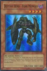 Destiny Hero - Fear Monger [CP06-EN002] Super Rare | Fandemonia Ltd