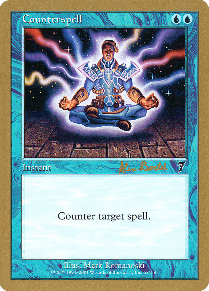 Counterspell (Alex Borteh) (7ED) [World Championship Decks 2001] | Fandemonia Ltd