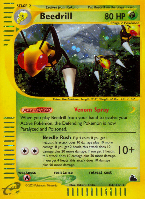 Beedrill (H4/H32) [Skyridge] | Fandemonia Ltd