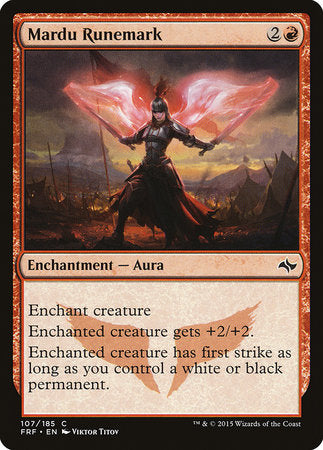 Mardu Runemark [Fate Reforged] | Fandemonia Ltd