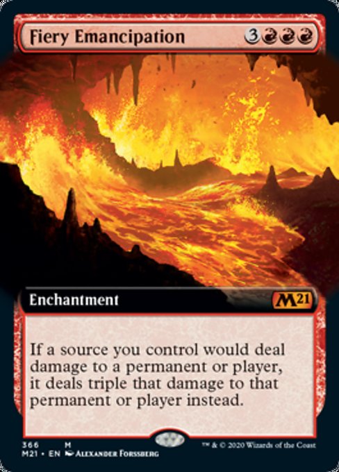 Fiery Emancipation (Extended Art) [Core Set 2021] | Fandemonia Ltd