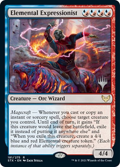 Elemental Expressionist (Promo Pack) [Strixhaven: School of Mages Promos] | Fandemonia Ltd