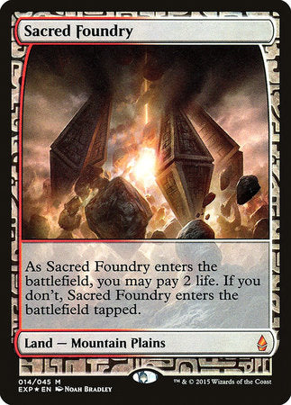 Sacred Foundry [Zendikar Expeditions] | Fandemonia Ltd