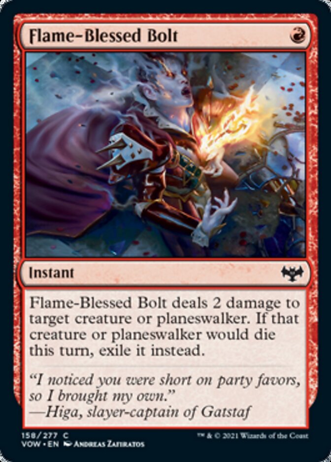 Flame-Blessed Bolt [Innistrad: Crimson Vow] | Fandemonia Ltd