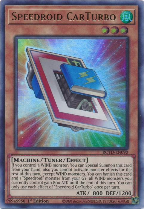 Speedroid CarTurbo [ROTD-EN090] Ultra Rare | Fandemonia Ltd