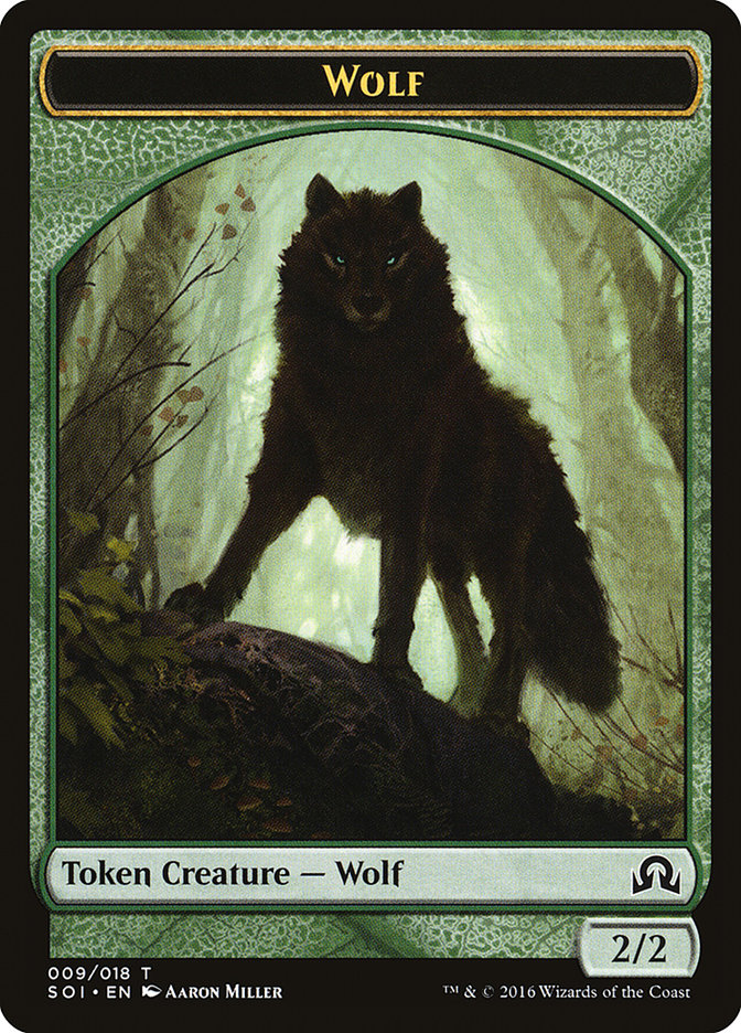 Wolf [Shadows over Innistrad Tokens] | Fandemonia Ltd