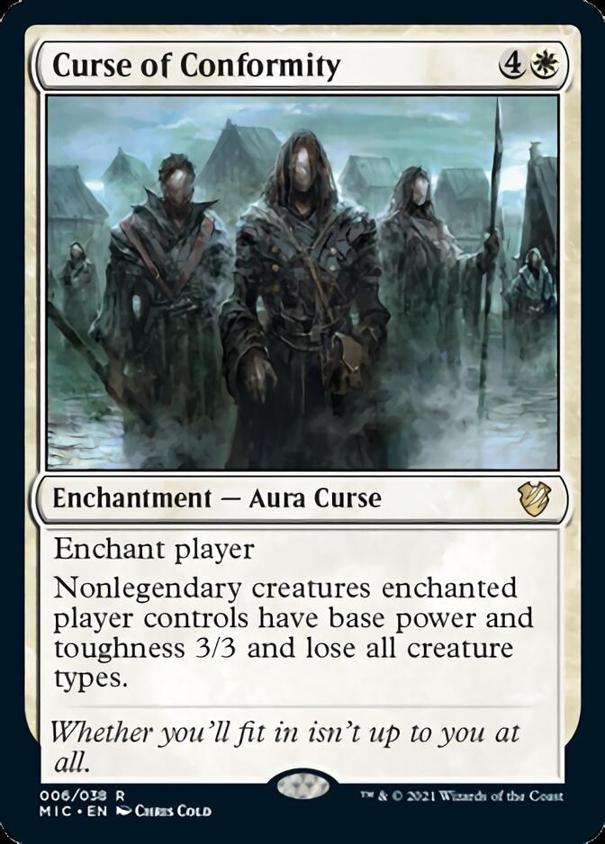 Curse of Conformity [Innistrad: Midnight Hunt Commander] | Fandemonia Ltd