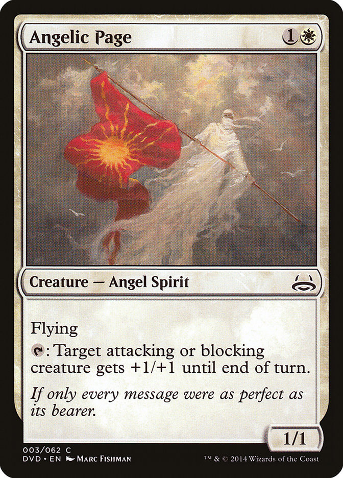 Angelic Page (Divine vs. Demonic) [Duel Decks Anthology] | Fandemonia Ltd