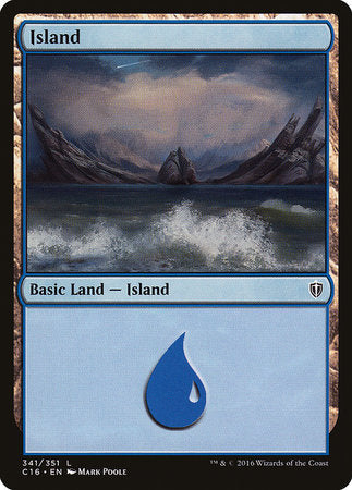 Island (341) [Commander 2016] | Fandemonia Ltd
