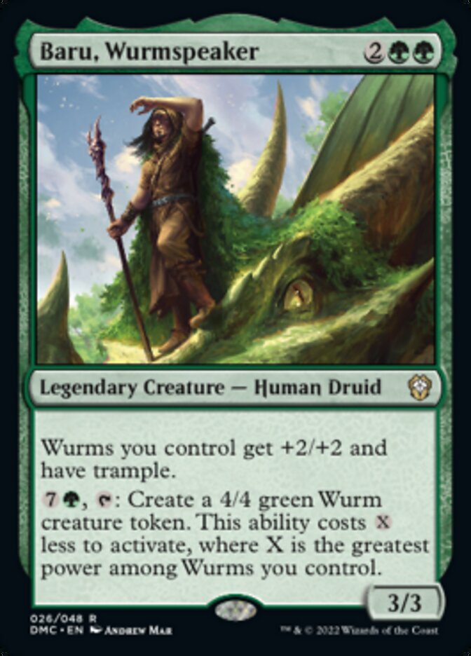 Baru, Wurmspeaker [Dominaria United Commander] | Fandemonia Ltd