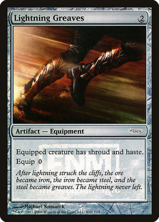 Lightning Greaves [Friday Night Magic 2009] | Fandemonia Ltd