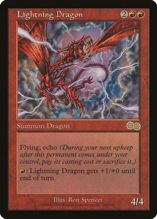Lightning Dragon [Urza's Saga] | Fandemonia Ltd