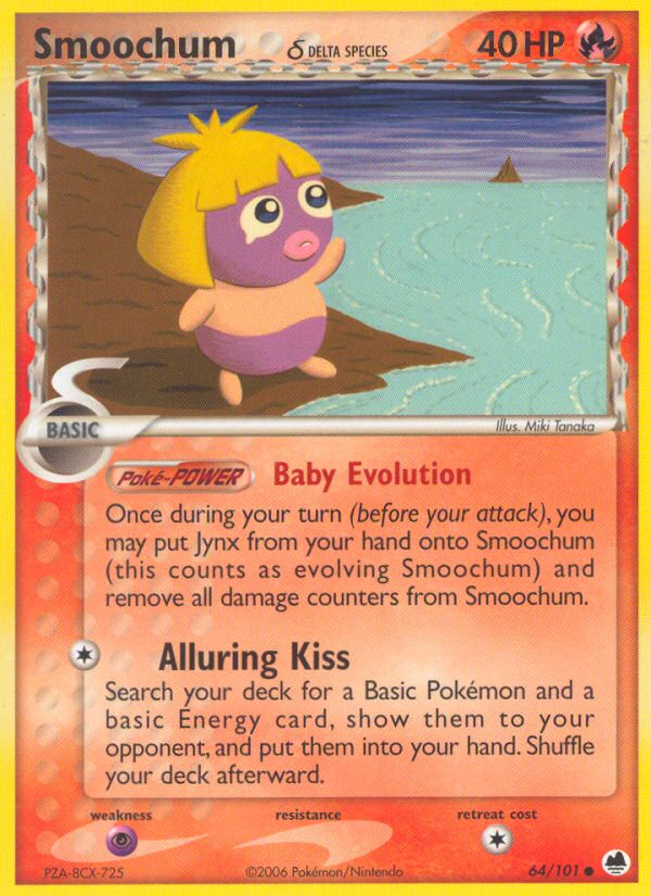Smoochum (64/101) (Delta Species) [EX: Dragon Frontiers] | Fandemonia Ltd
