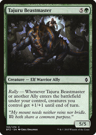 Tajuru Beastmaster [Battle for Zendikar] | Fandemonia Ltd