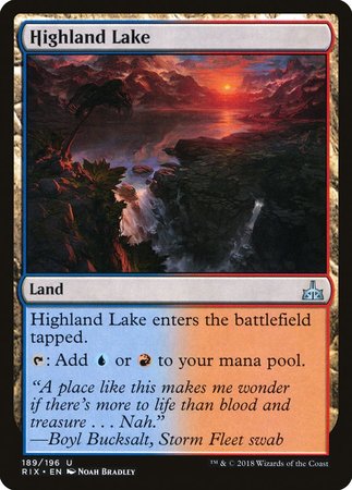 Highland Lake [Rivals of Ixalan] | Fandemonia Ltd