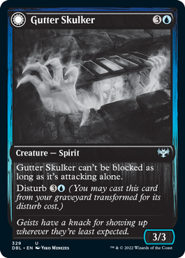 Gutter Skulker // Gutter Shortcut [Innistrad: Double Feature] | Fandemonia Ltd