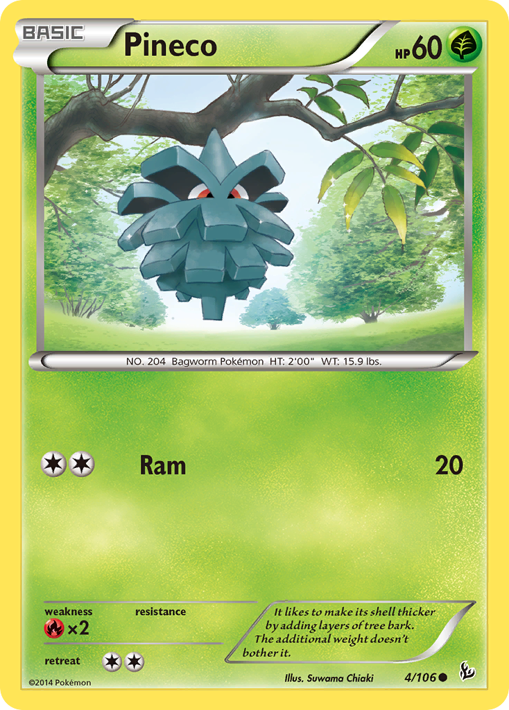 Pineco (4/106) [XY: Flashfire] | Fandemonia Ltd