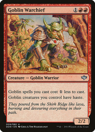 Goblin Warchief [Duel Decks: Speed vs. Cunning] | Fandemonia Ltd