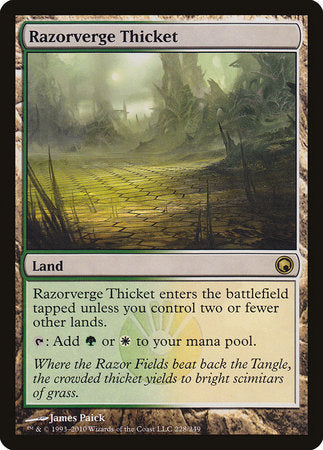 Razorverge Thicket [Scars of Mirrodin] | Fandemonia Ltd