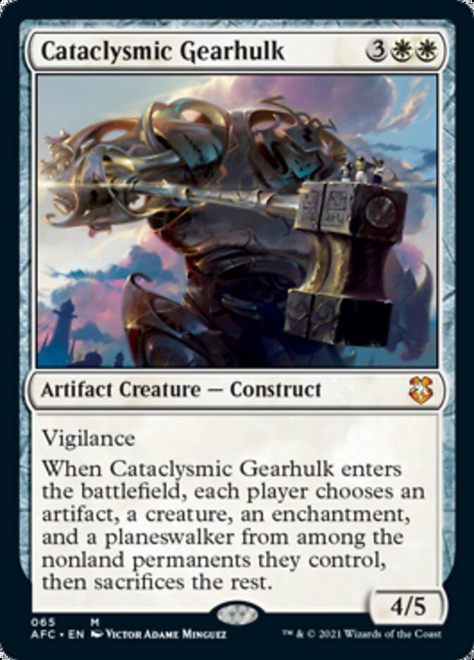 Cataclysmic Gearhulk [Dungeons & Dragons: Adventures in the Forgotten Realms Commander] | Fandemonia Ltd