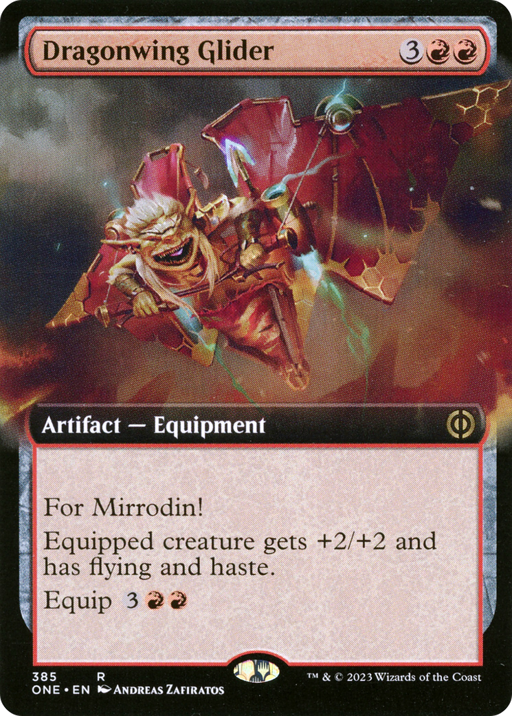 Dragonwing Glider (Extended Art) [Phyrexia: All Will Be One] | Fandemonia Ltd