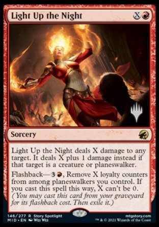 Light Up the Night (Promo Pack) [Innistrad: Midnight Hunt Promos] | Fandemonia Ltd