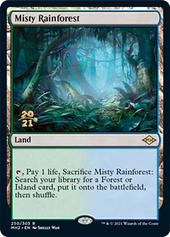 Misty Rainforest [Modern Horizons 2 Prerelease Promos] | Fandemonia Ltd