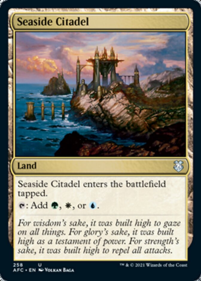Seaside Citadel [Dungeons & Dragons: Adventures in the Forgotten Realms Commander] | Fandemonia Ltd