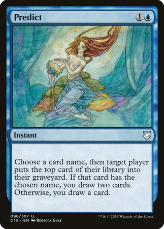 Predict [Commander 2018] | Fandemonia Ltd