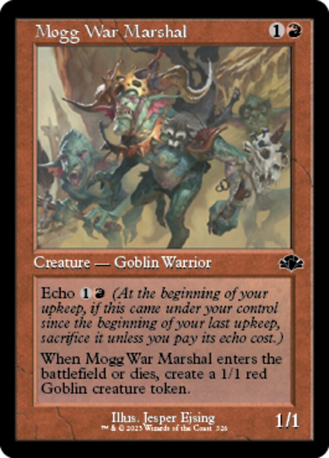 Mogg War Marshal (Retro) [Dominaria Remastered] | Fandemonia Ltd