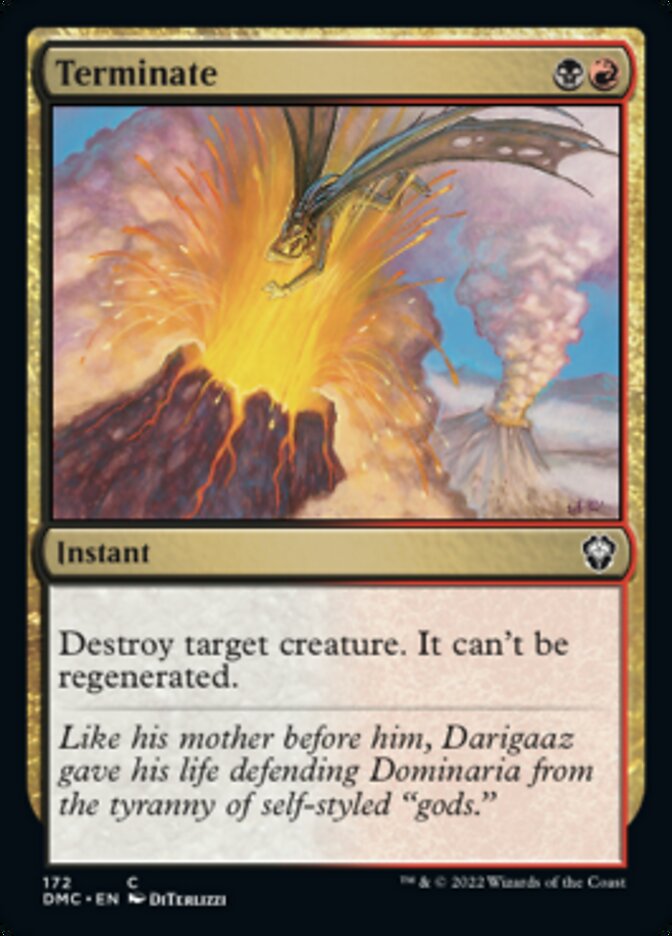 Terminate [Dominaria United Commander] | Fandemonia Ltd